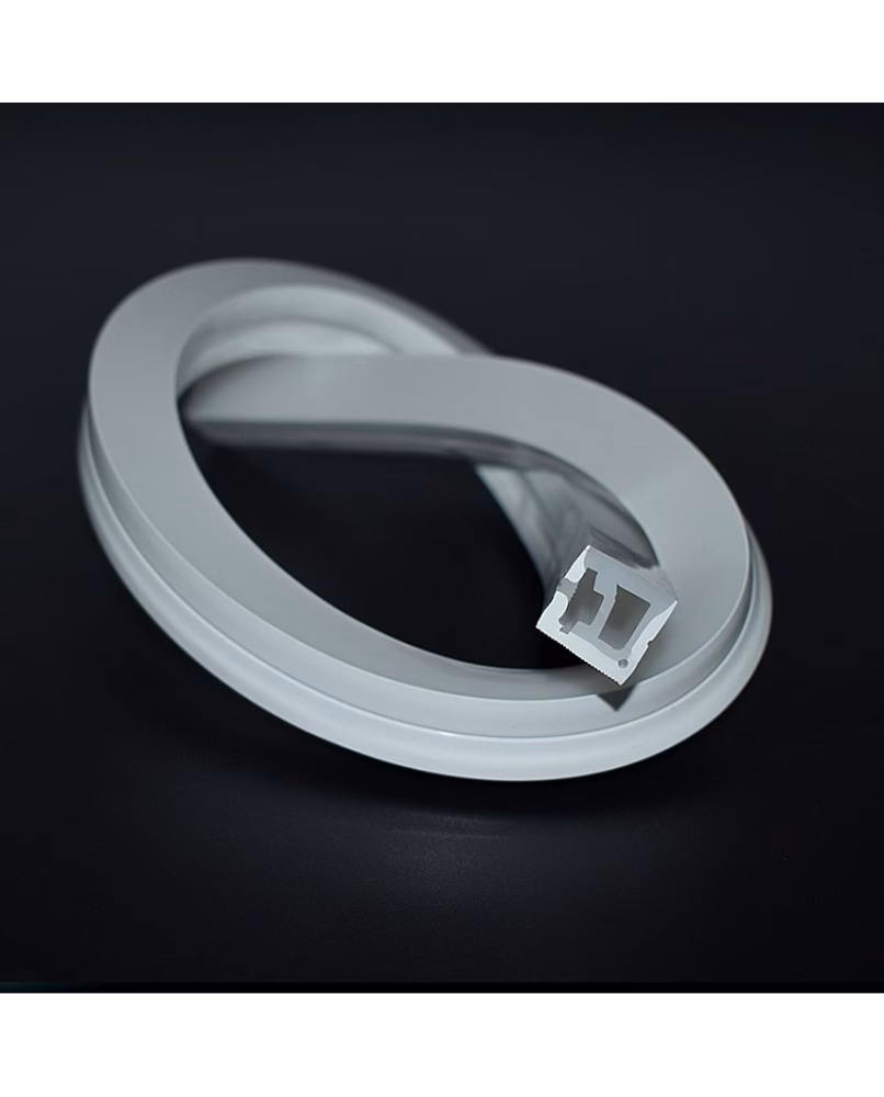 Silicone LED Channel System Flex Cuttable Mount Holder Tube SIDE - Image 3